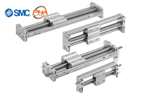 SMC - Magnetically Coupled Rodless Cylinder CY1S
