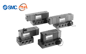 SMC - 5-Port Direct Operated Solenoid Valve VS4□10