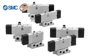 SMC - Solenoid Valve (with M Connector) /ISO Standard EVS1-01/1-02