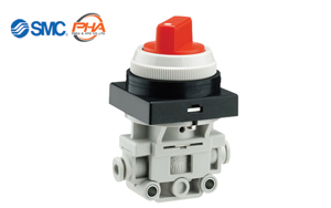 SMC - 2/3-Port Mechanical Valve with One-touch Fitting VM100F