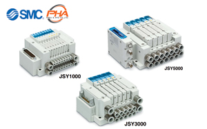 SMC - Compact 5-Port Solenoid Valve/Plug-in Type JSY1000/3000/5000