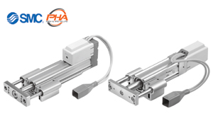 SMC - Electric Actuator / Guide Rod Type, Motor Top Mounting Type LEYG