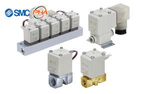 SMC - Direct Operated 2 Port Solenoid Valve (2 Way Valve) VX2