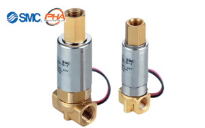 SMC - Compact Direct Operated 3 Port Solenoid Valve (3 Way Valve) for Water and Air VDW