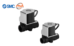 SMC - Compact/Lightweight 2 Port Solenoid Valve (2 Way Valve) for Water and Air VDW-XF