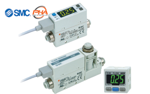 SMC - 2-Color Display Digital Flow Switch PFM