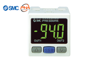 SMC - 2-Color Display Digital Pressure Sensor Controller PSE300