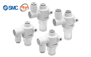 SMC - Air Suction Filter with One-touch Fittings ZFB