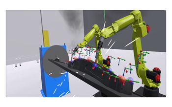 Robot arc and spot welding