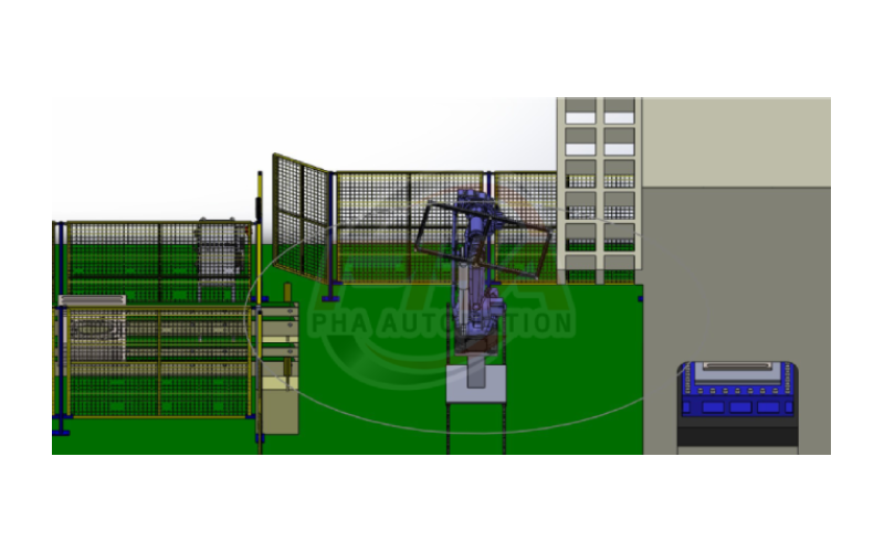 Robot Yaskawa Pick and Place Press Machine (4)