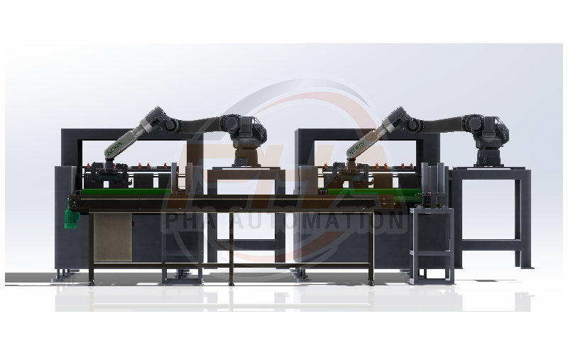 Robot Auto Load Bag Packing (2)