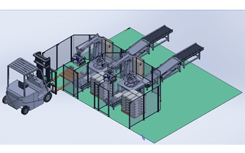 Robot KUKA depalletizer