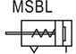 MSAL-Symbol Cylinder กระบอกลม