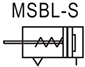 MSBLS Series Cylinder กระบอกลม