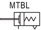 MTBL Series Cylinder กระบอกลม