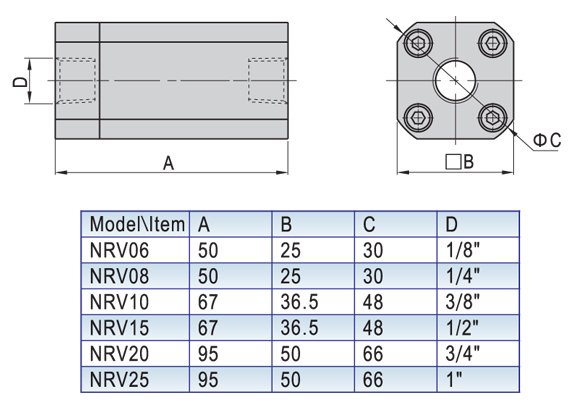 NRV-Dimension